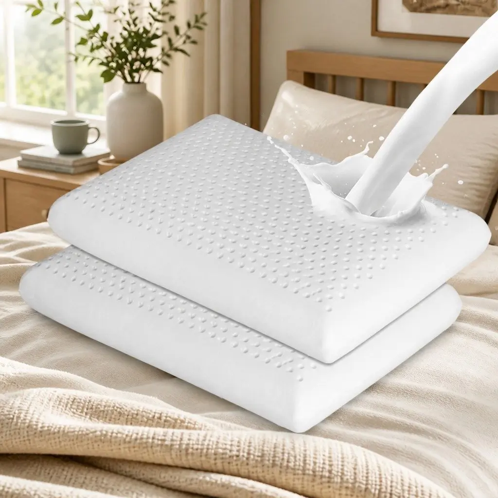Natural Latex Pillows with Removable Covers
