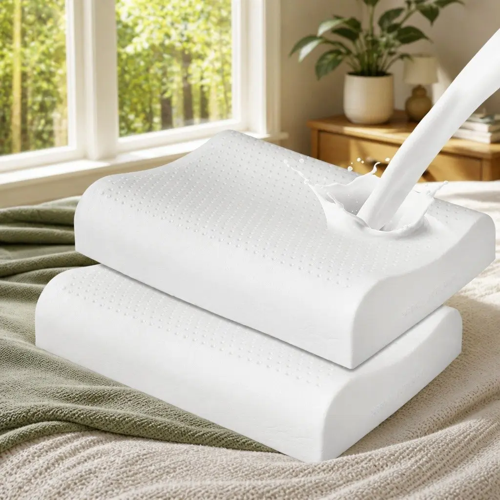Natural Latex Pillows with Removable Covers