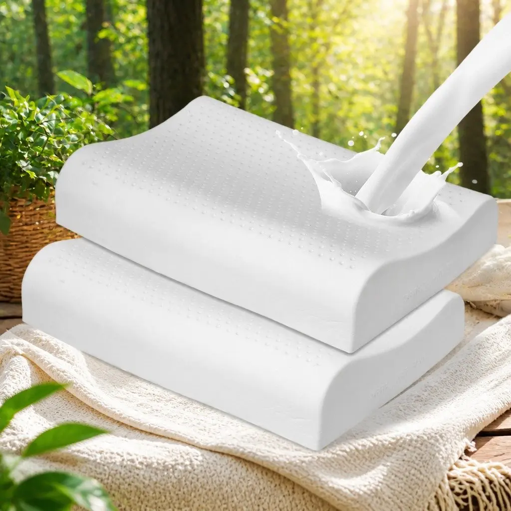 Natural Latex Pillows with Removable Covers
