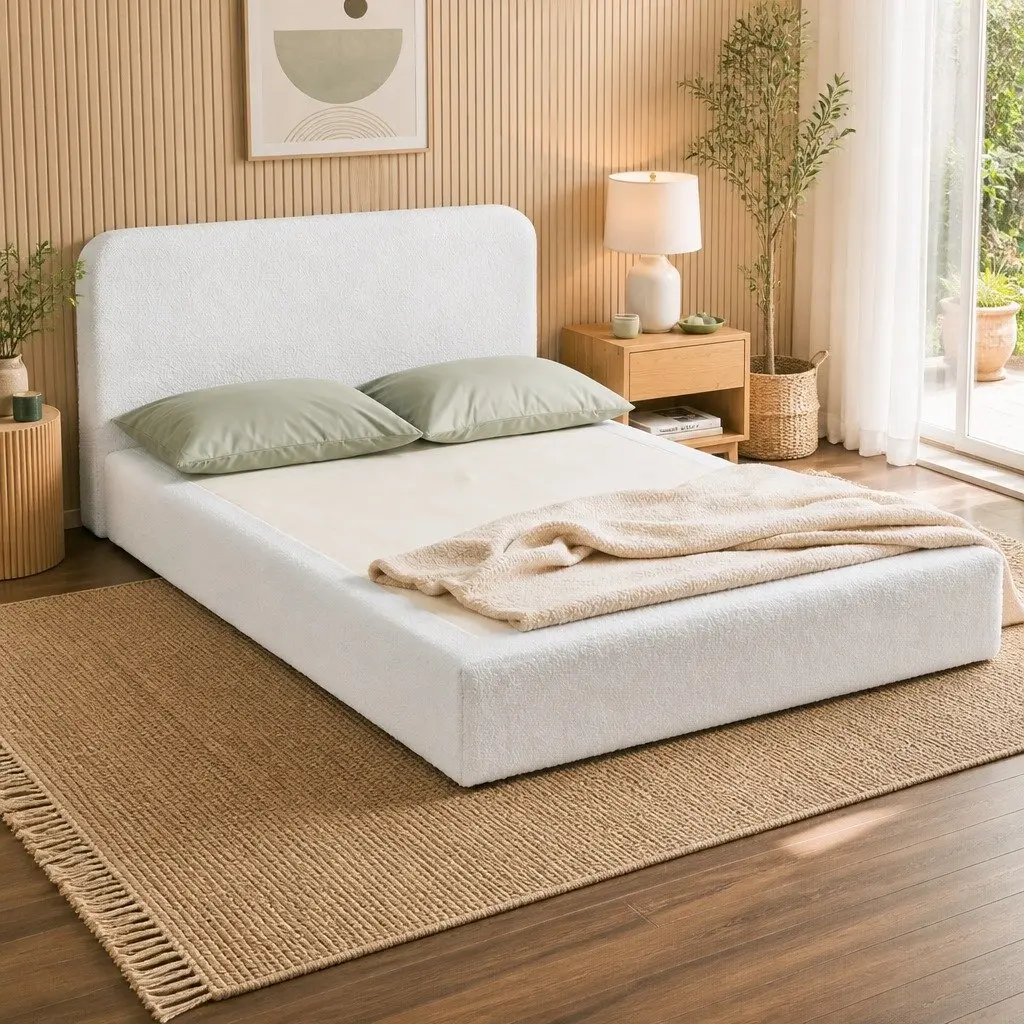 High-Density Sponge Compression Bed Frame Double Size