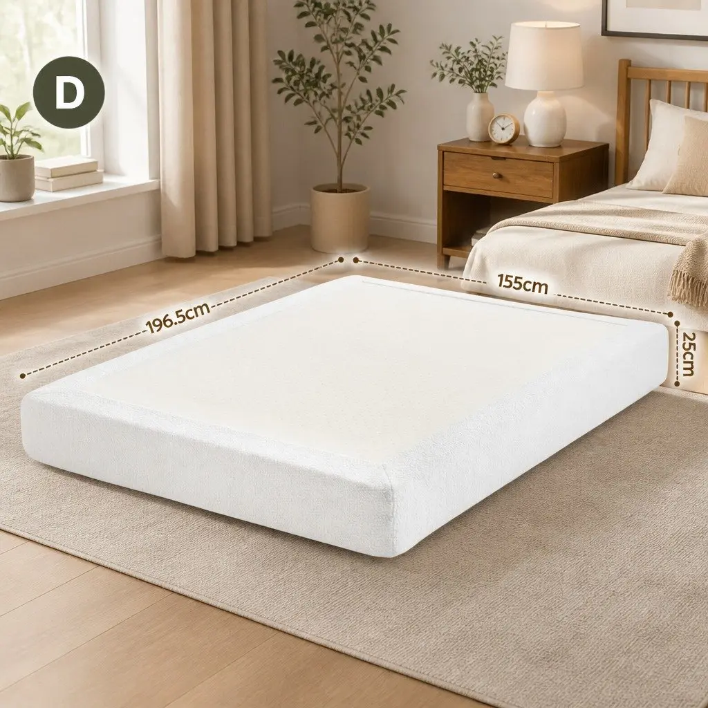 High-Density Sponge Compression Bed Frame Double Size