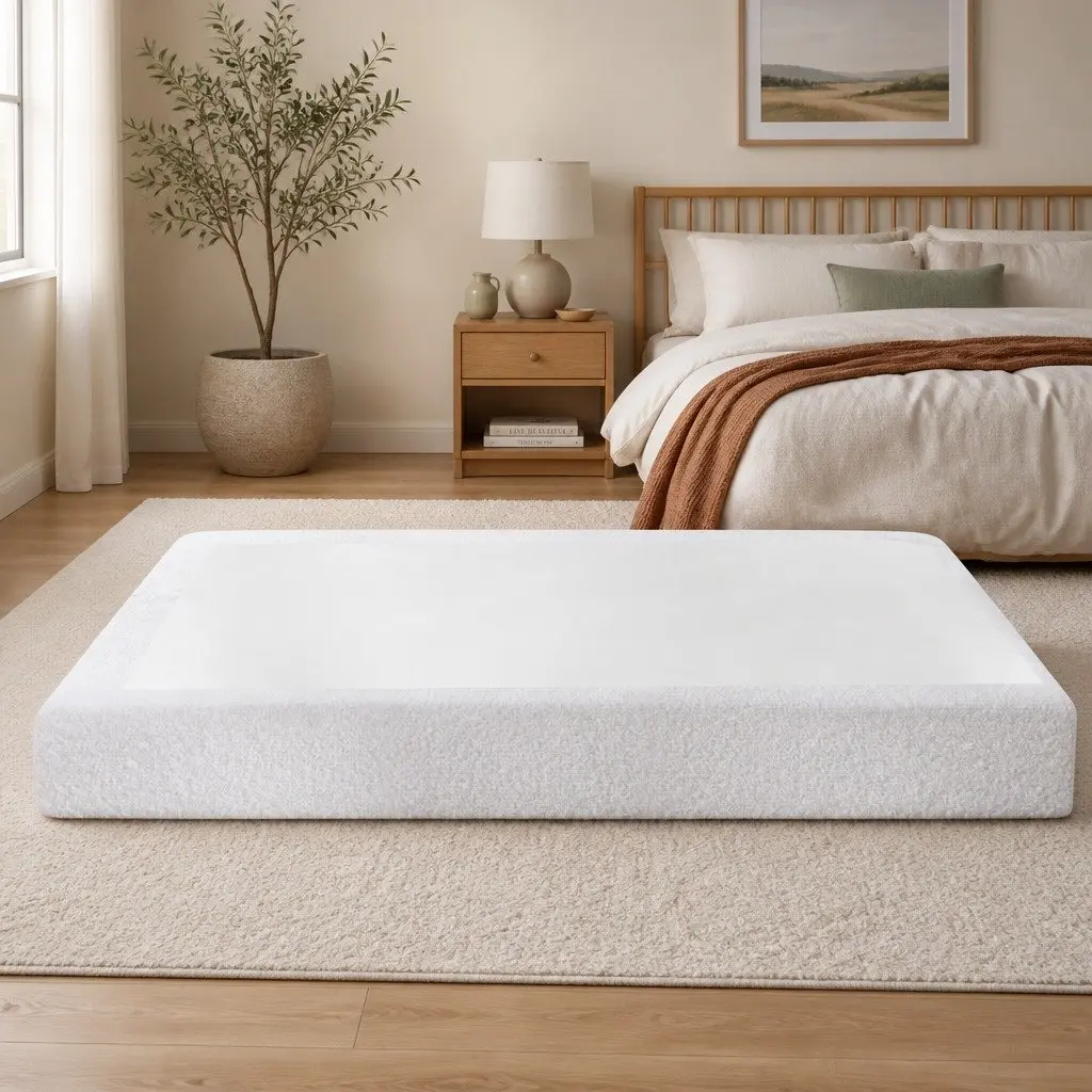 High-Density Sponge Compression Bed Frame Double Size
