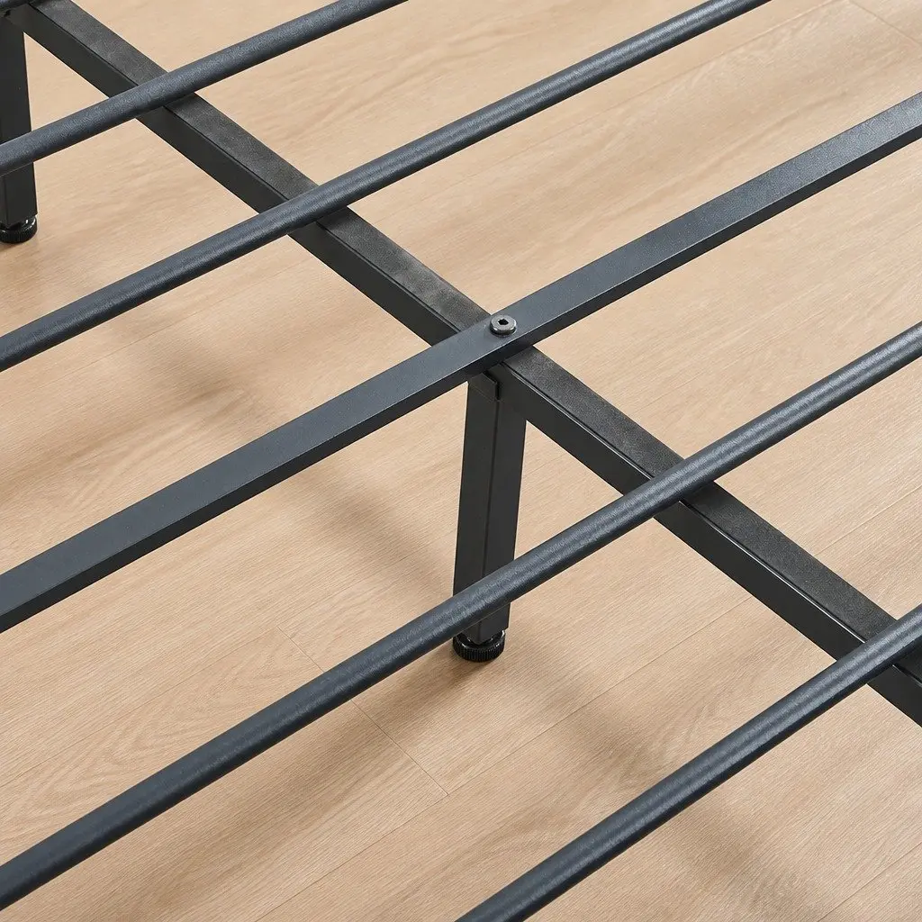 Queen Metal Bed Frame with Optional Storage Drawers
