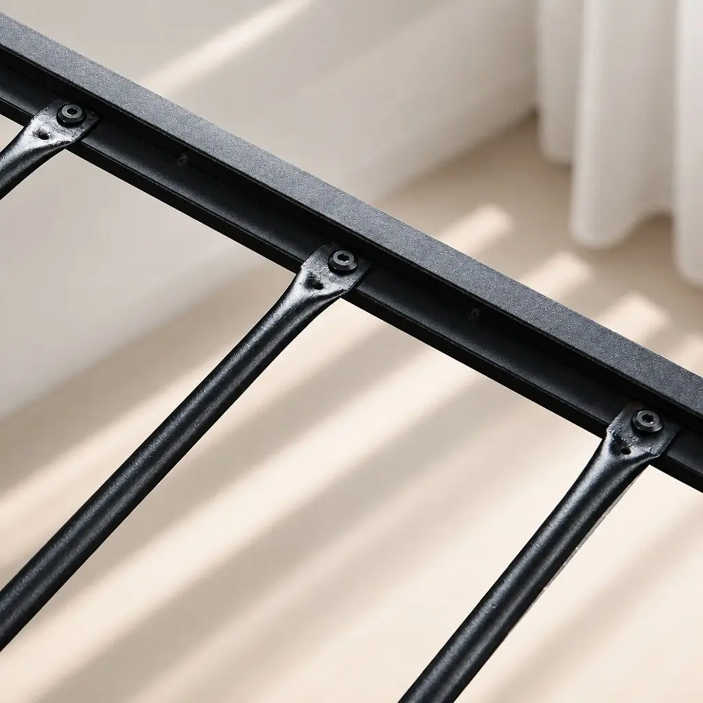 Queen Metal Bed Frame with Optional Storage Drawers