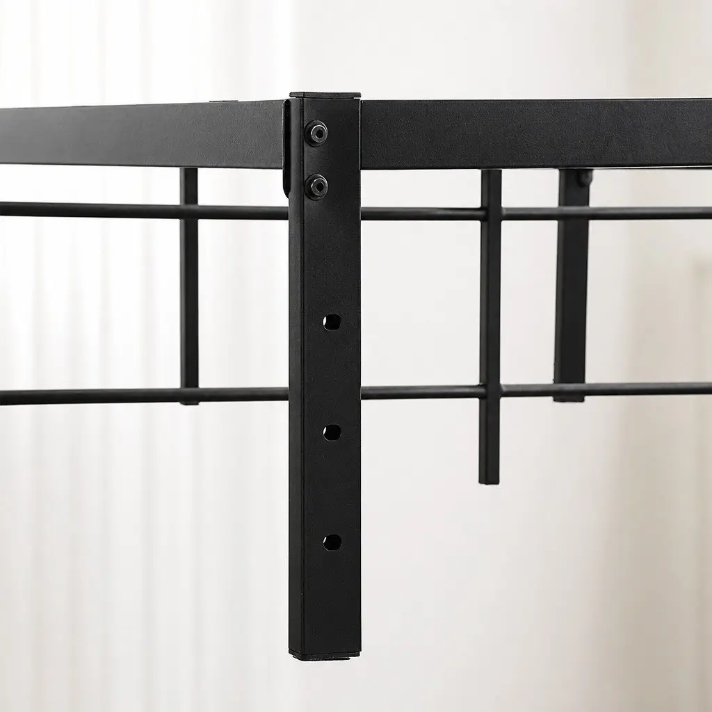 Heavy Duty Metal Bed Frame with Storage for Full Size
