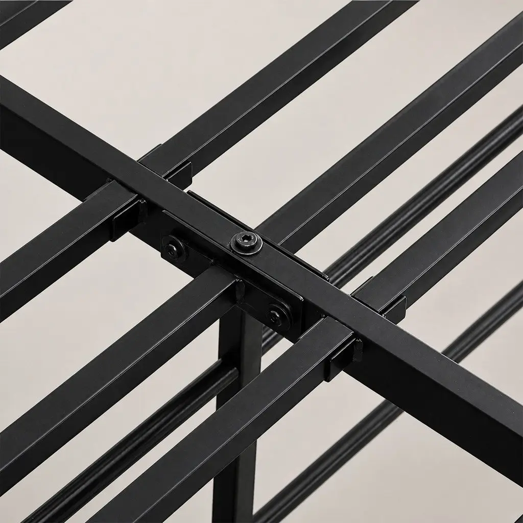 Heavy Duty Full Size Metal Bed Frame with Storage