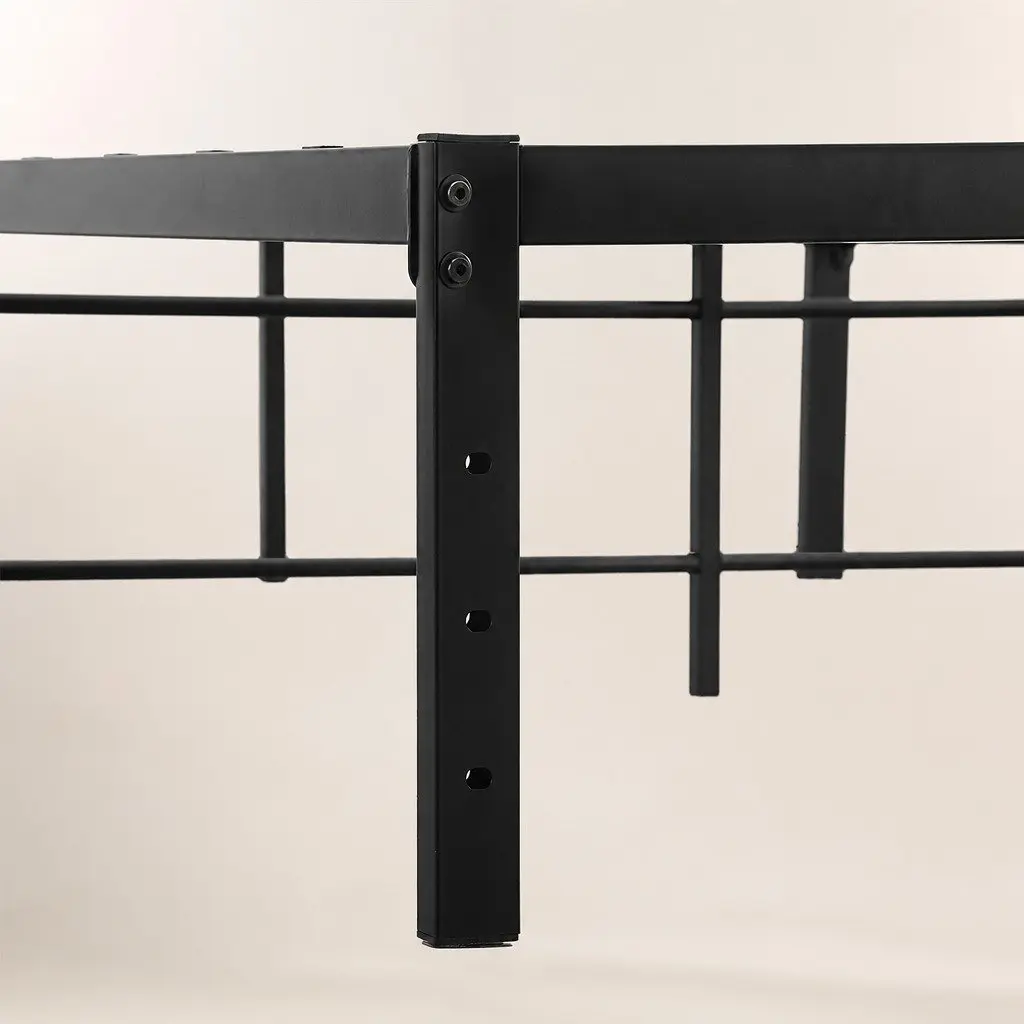 Heavy Duty Full Size Metal Bed Frame with Storage