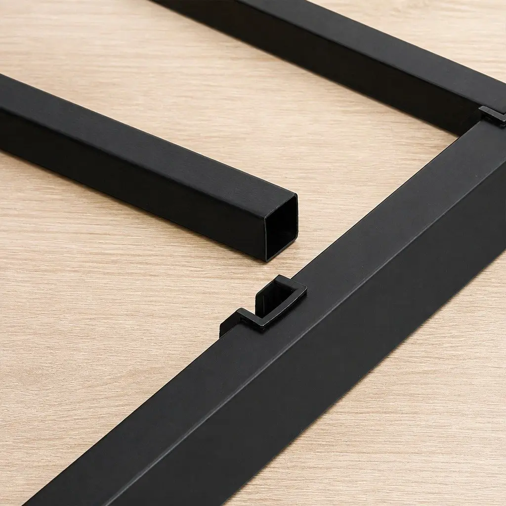 Metal Bed Frame with Storage Space, Full Size