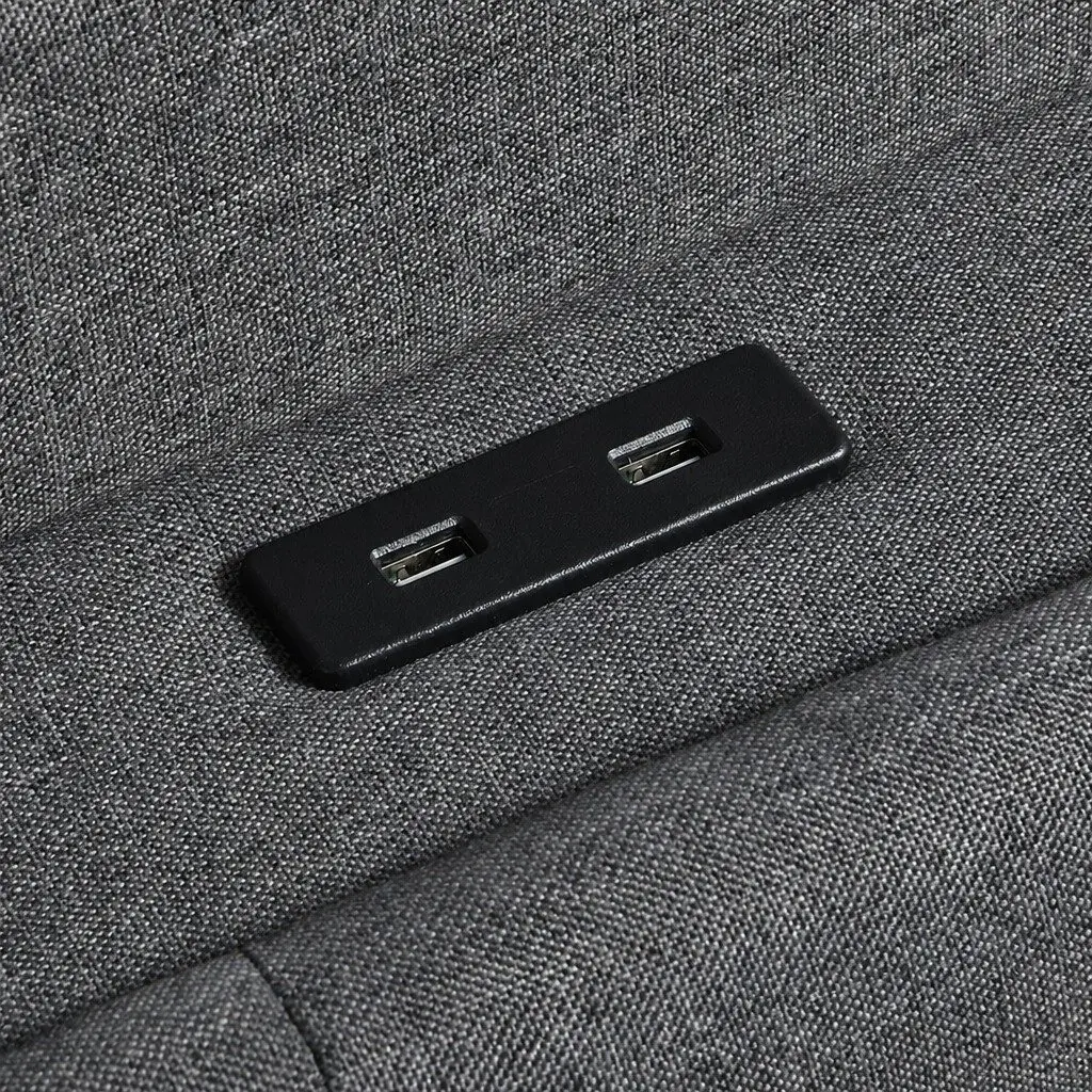 Gas Lift Storage Single Bed Frame with USB Charging & LED