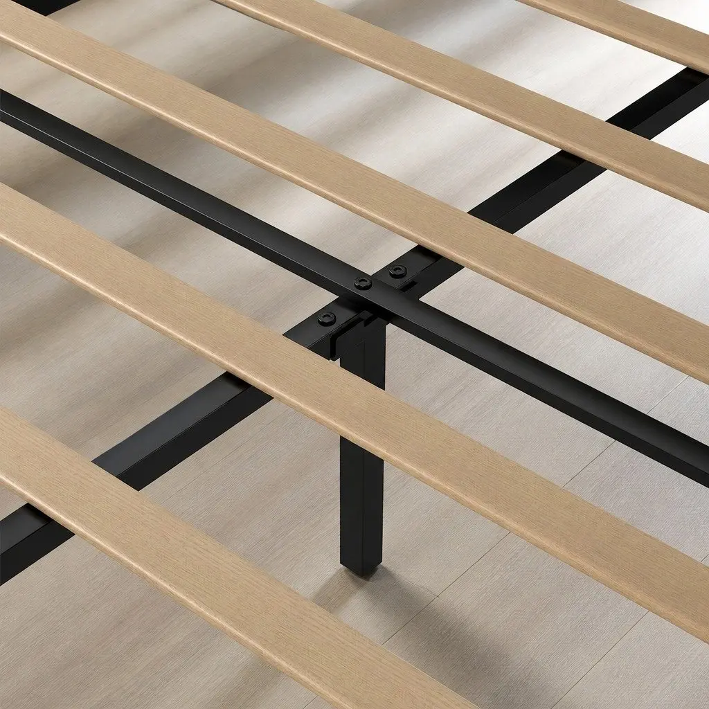 Upholstered Platform Bed Frame Queen with Storage