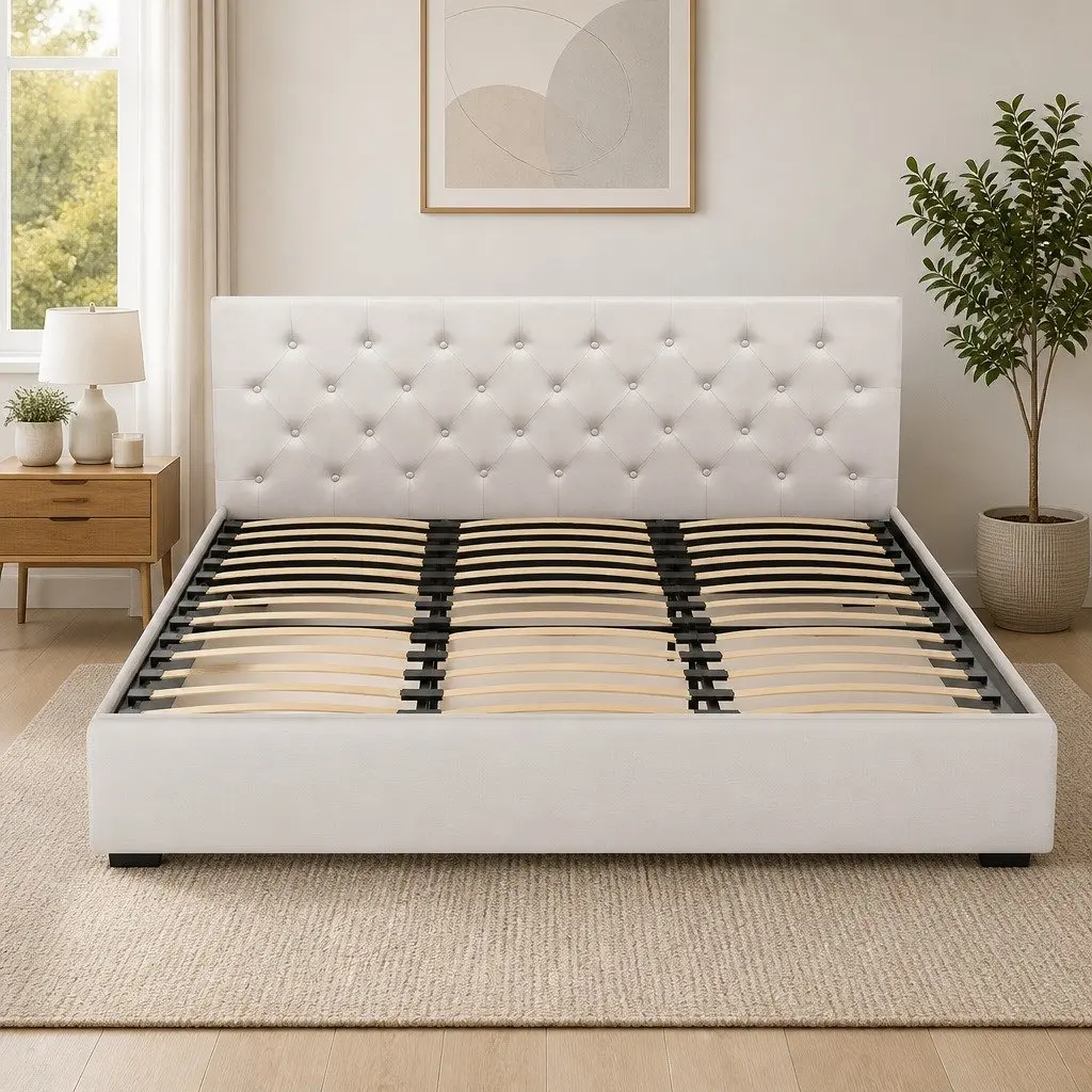 King Size Gas Lift Bed Frame with Storage