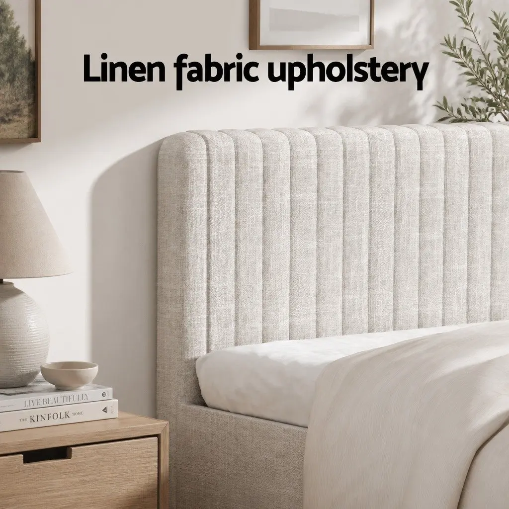 Queen Bed Frame with Pocket Coil Mattress Set