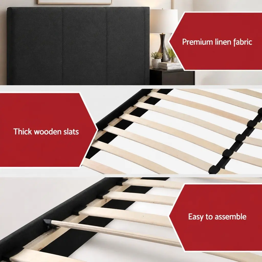 Double Bed Frame with Hybrid Mattress Set