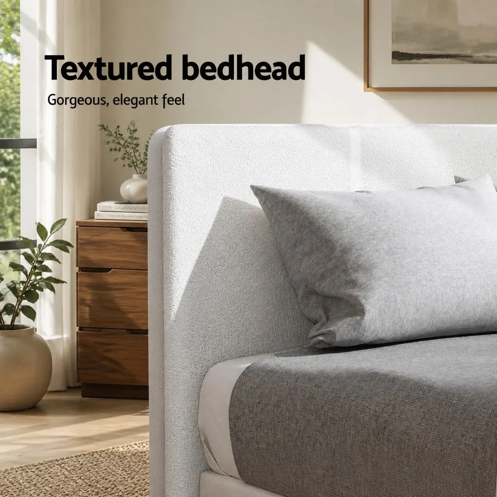 Single Bed Frame with Hybrid Mattress Bundle