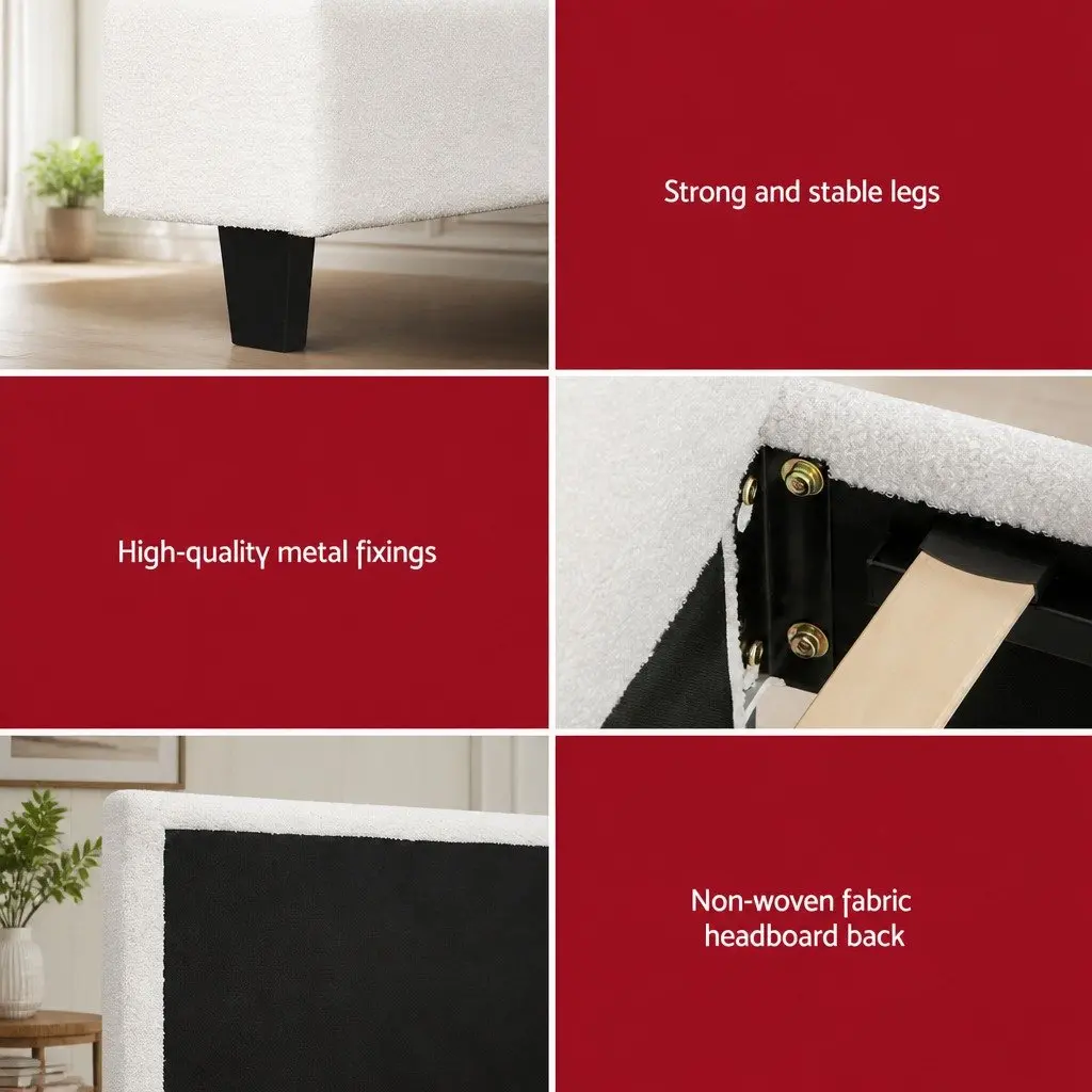 Single Bed Frame with Hybrid Mattress Bundle