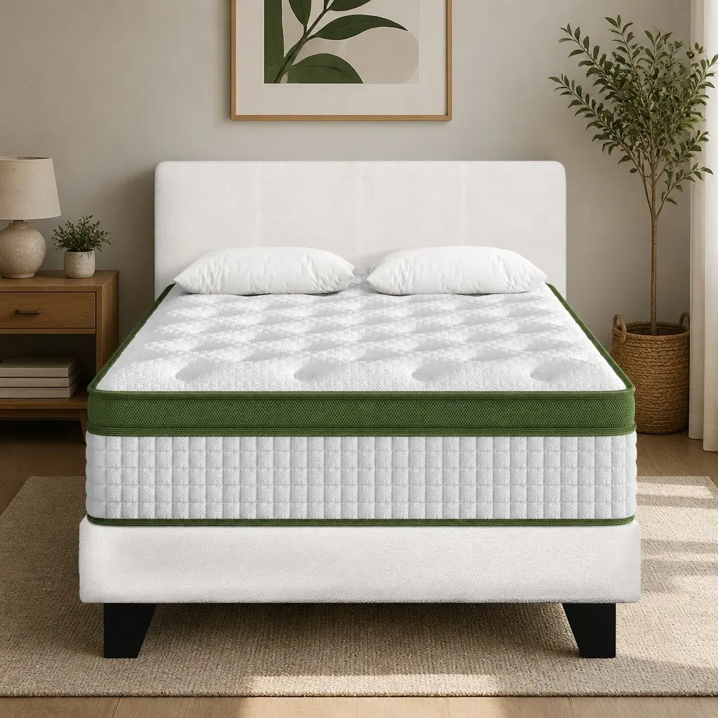 Single Bed Frame with Hybrid Mattress Bundle