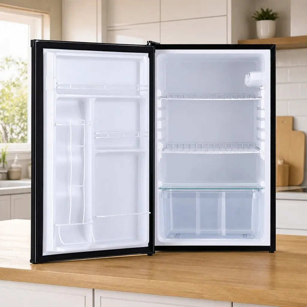 110L Bar Fridge Black Portable Mini Compact Beverage Cooler for Home Office