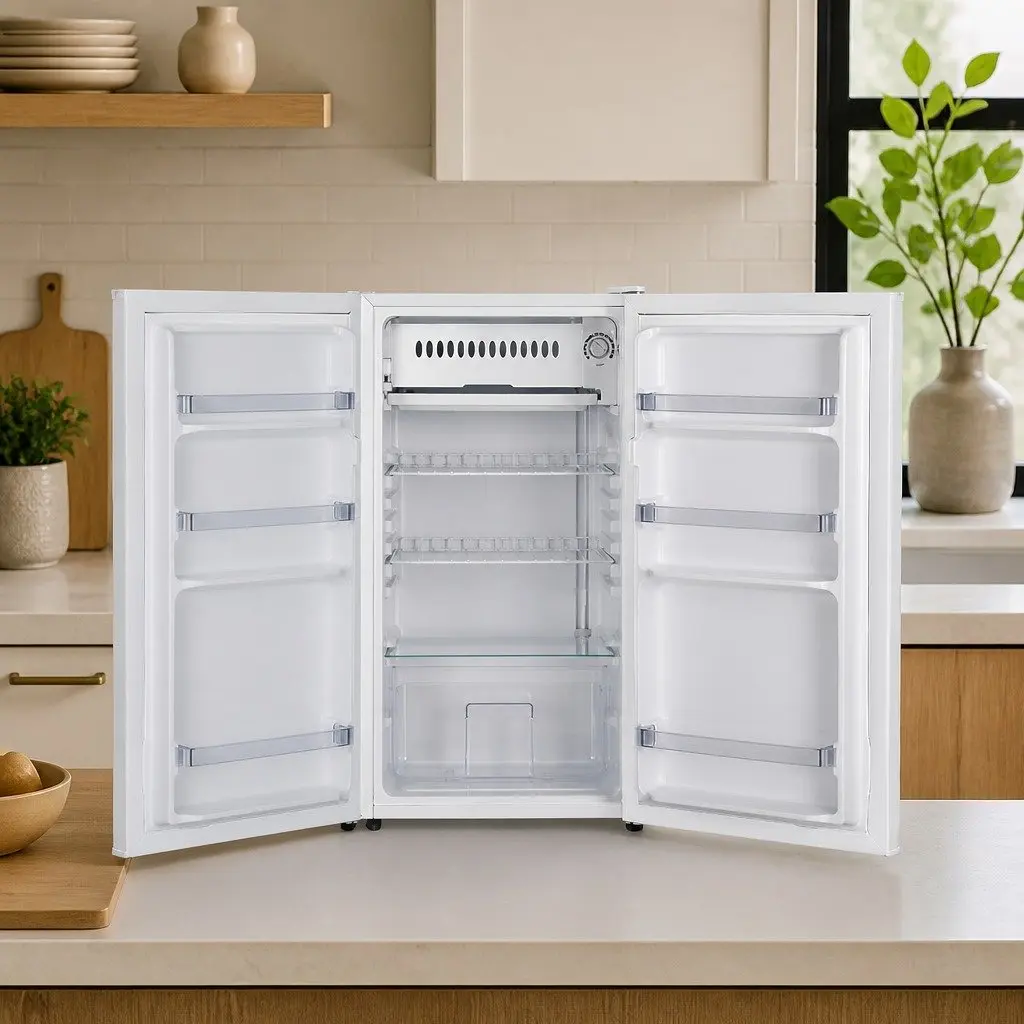 Bar Fridge Portable 95L Compact White Cooler Chiller Refrigerator