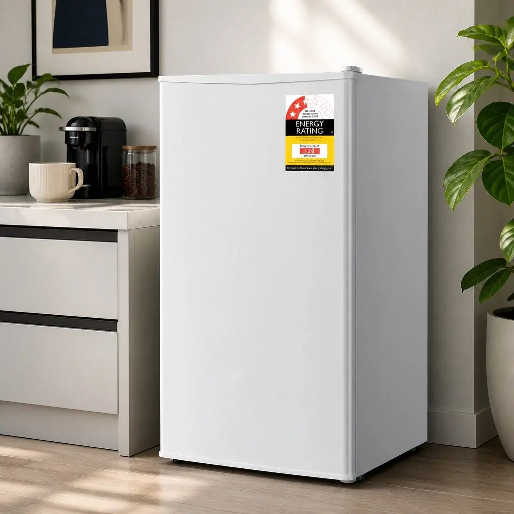 Bar Fridge Portable 95L Compact White Cooler Chiller Refrigerator