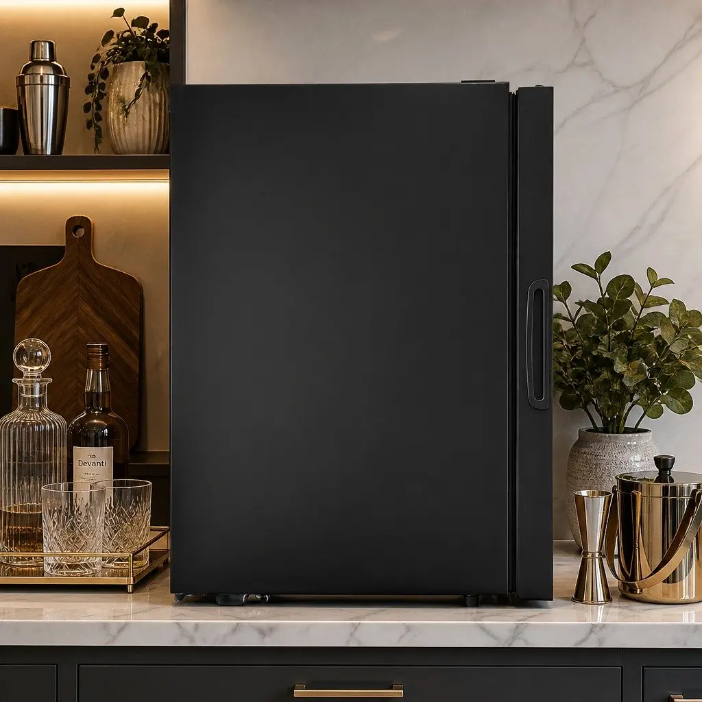 56L Bar Fridge with Glass Door for Refreshments