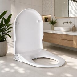 High-Quality Non Electric Bidet Toilet Seat Cover White