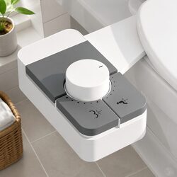 Premium Non-Electric Ultra-Slim Bidet Attachment with Dual Nozzles