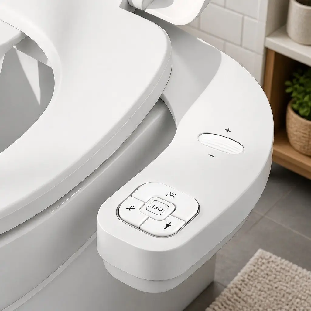 Ultra-Slim Bidet Attachment for Toilets