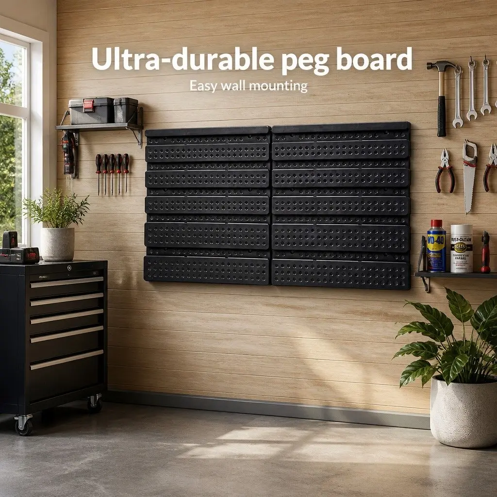 60 Bin Wall Storage Rack for Tools and Accessories