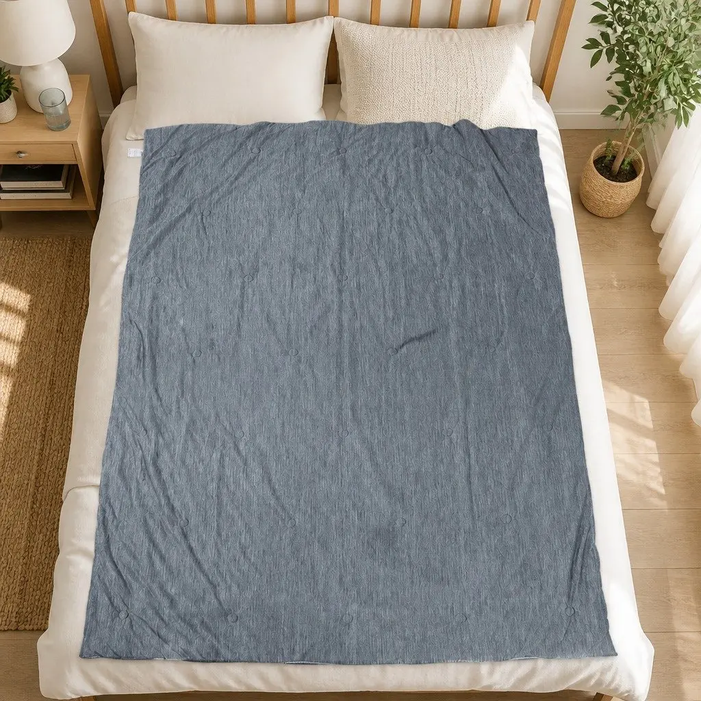 Cooling Blanket Summer Quilt 240x210cm Lightweight Breathable Machine Washable