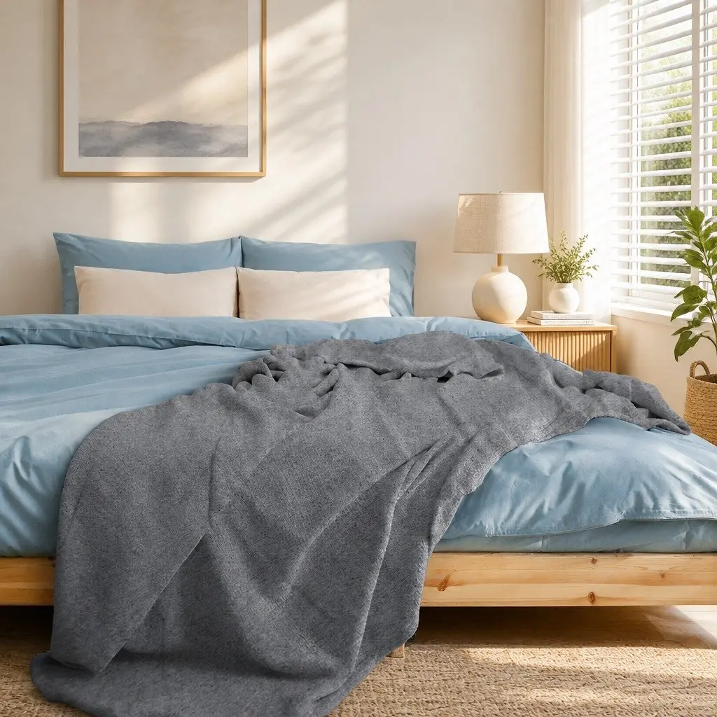 Cooling Blanket Double-Sided Washable Summer Lightweight Breathable Sleep Cover