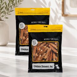 High-Quality Chicken Skewers Dog Treats 1kg x 2 Pack