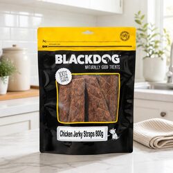 High Protein Natural Air Dried Chicken Jerky Straps 800g
