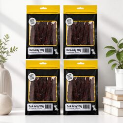 High-Quality Duck Jerky Dog Treats 120g x4