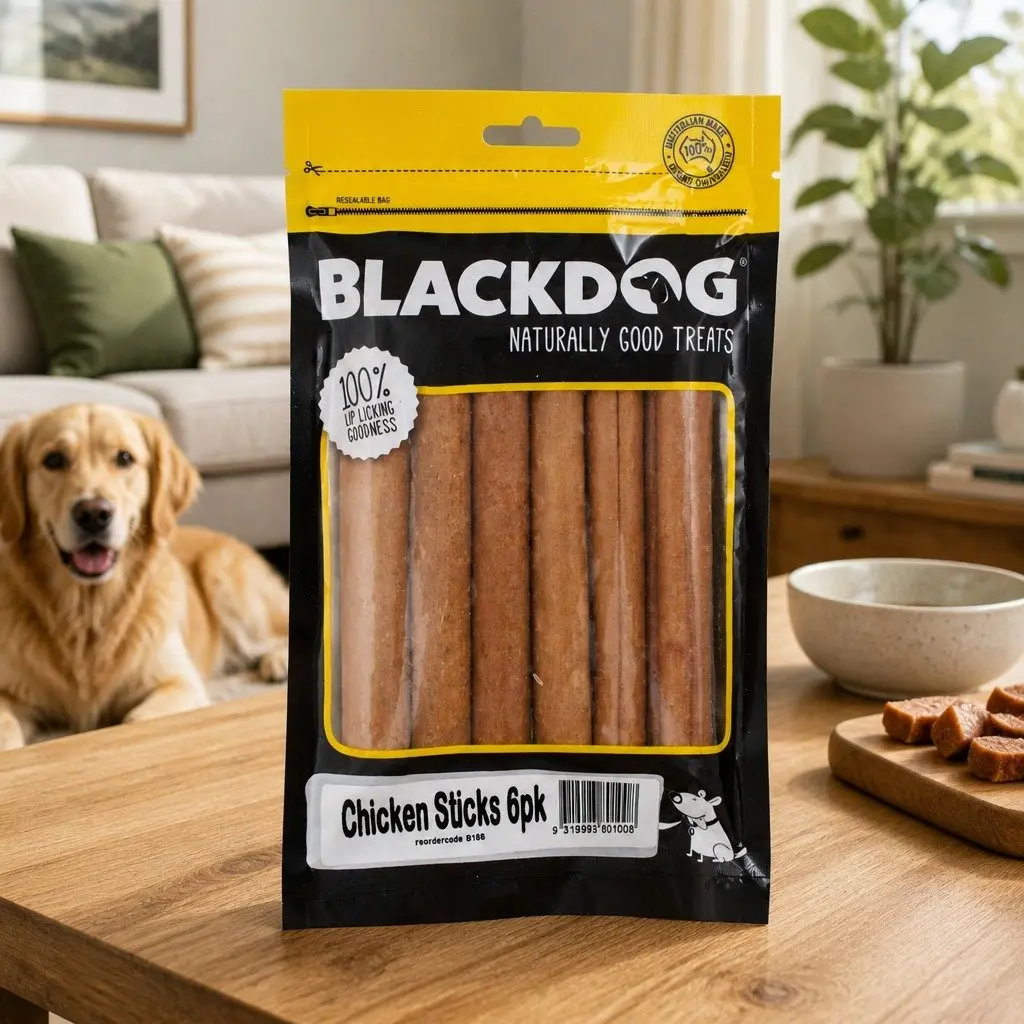 High Protein Chicken Sticks Dog Treats 6 Pack