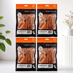 High-Quality Sweet Potato Slice Dog Treats - 120g x 4 Pack