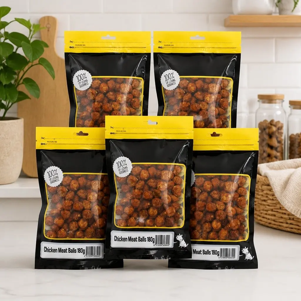 Chicken Meat Balls for Dogs 180g x 5 Pack