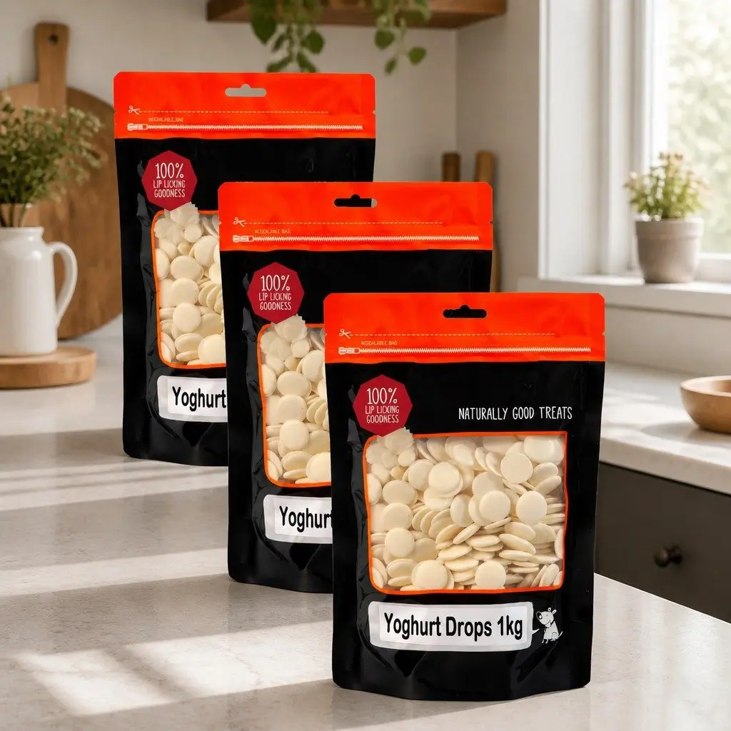 Dog Yoghurt Drops 1kg x 3 Pack for Training