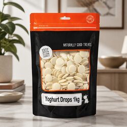 Premium Yoghurt Drops 1kg for Adult Dogs of All Breeds