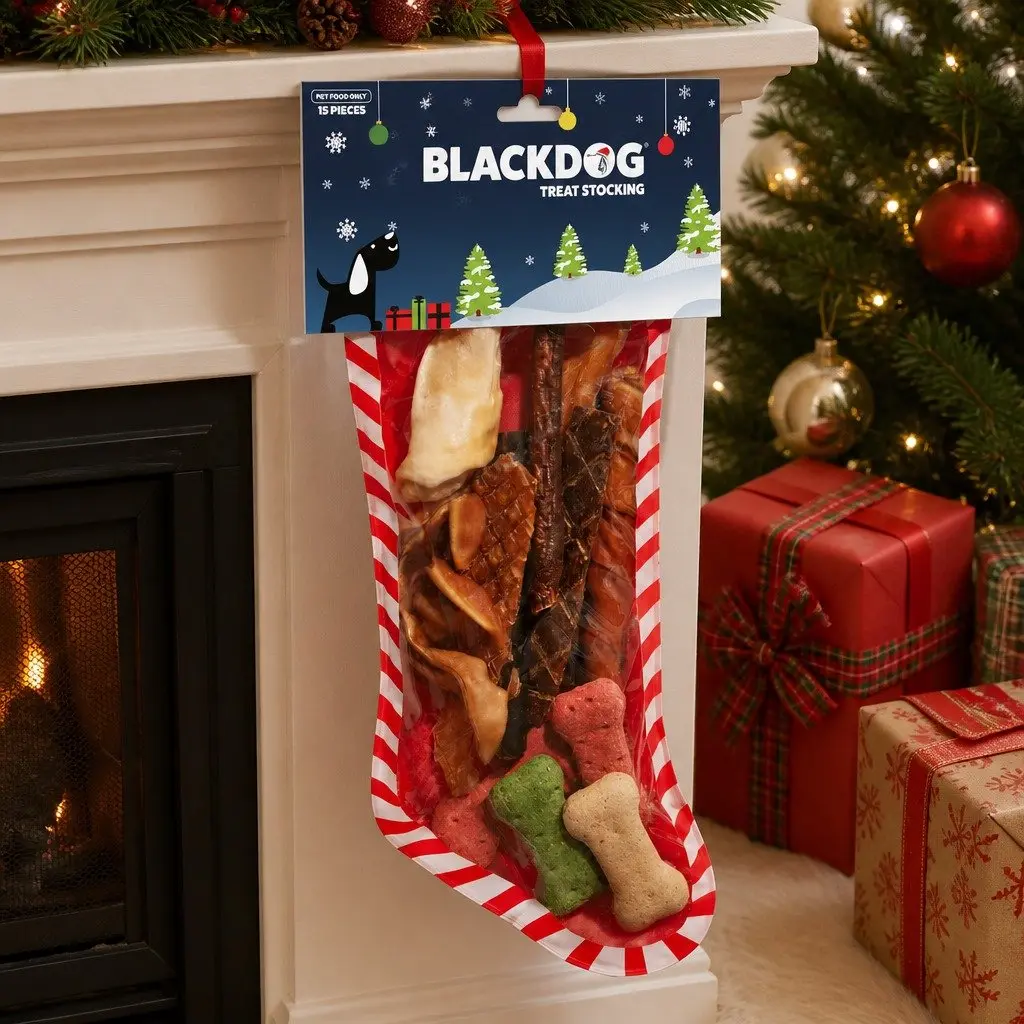 Assorted 15pc Christmas Stocking Dog Treats