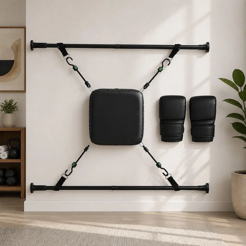 Adjustable Height Doorway Punching Bag for Home Gym
