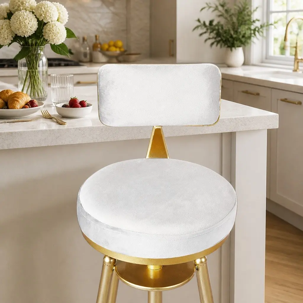 Swivel Bar Stool Set for Kitchen and Dining