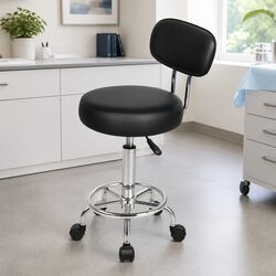Premium Low Back Swivel Office Chair with Footrest