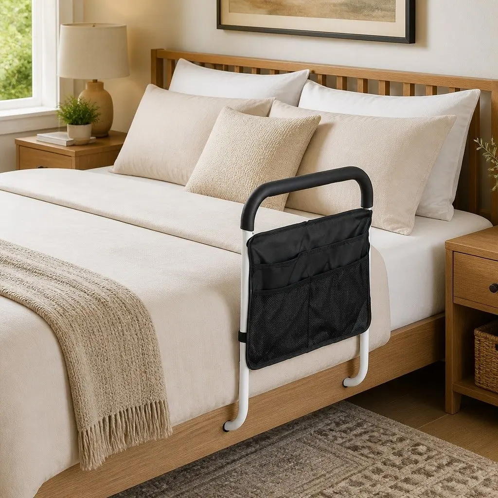 Adjustable Bed Rail Safety Assist Grab Handrail for Elderly