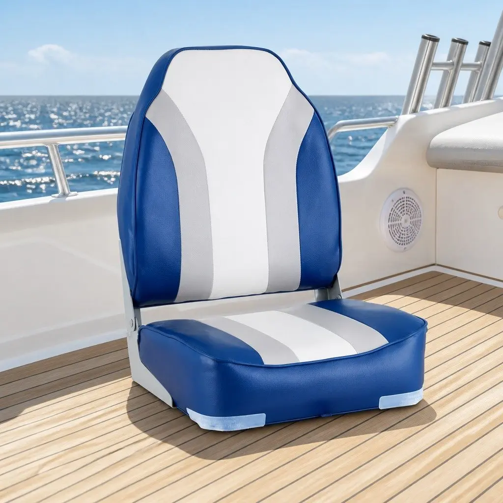 Marine Swivel Boat Seats 2-Pack with High Back and Padding