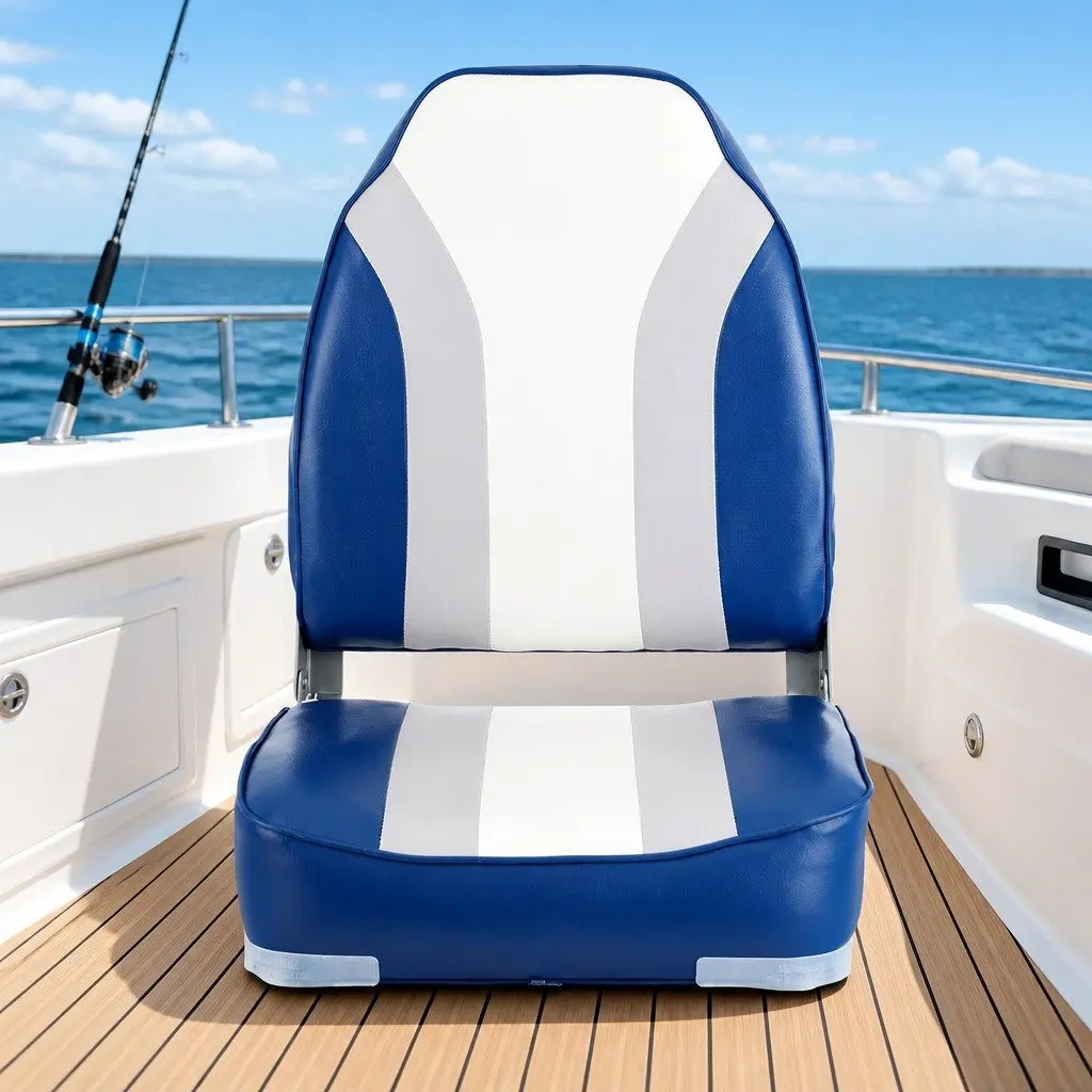 Marine Swivel Boat Seats 2-Pack with High Back and Padding