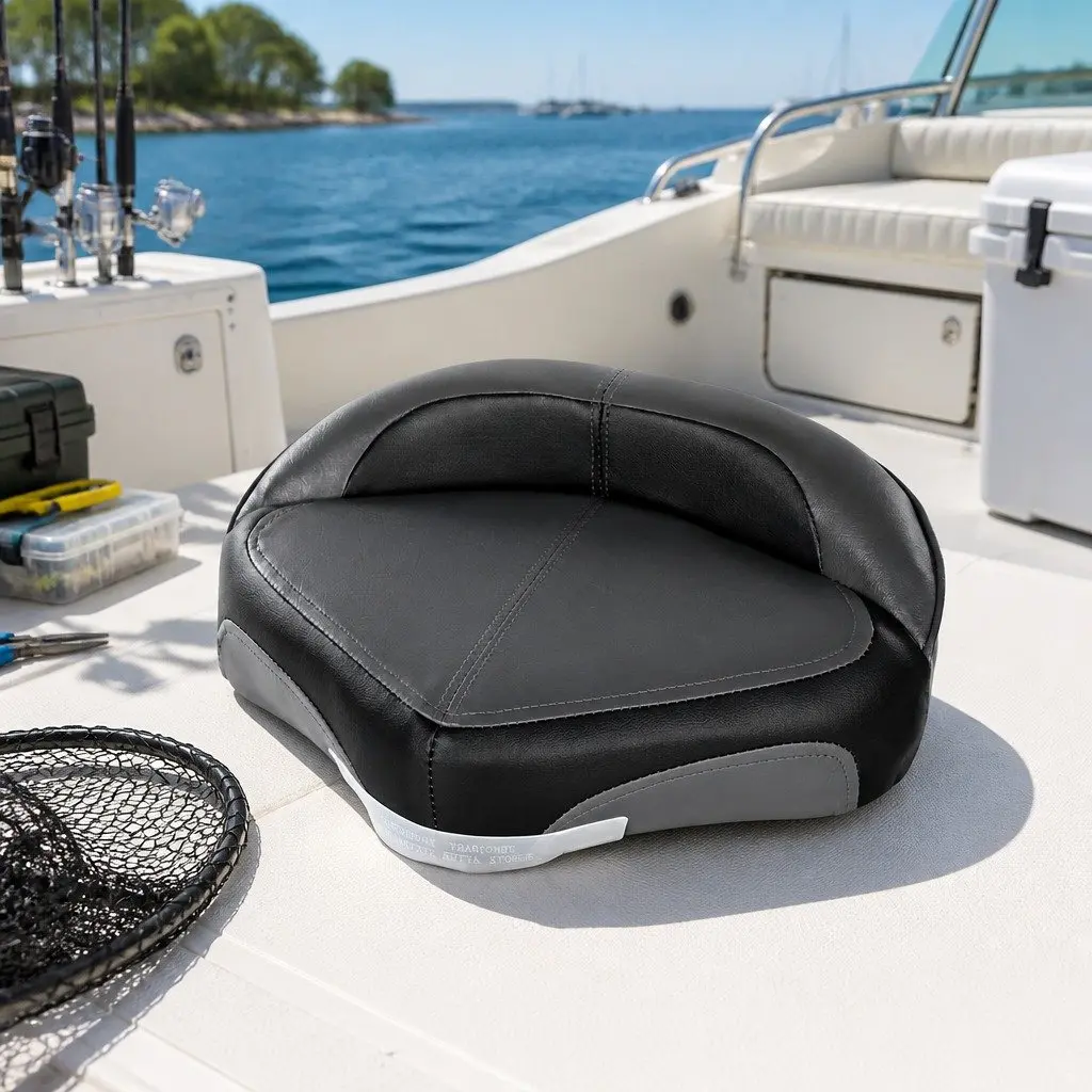 Boat Seat with Swivel Base and Padding