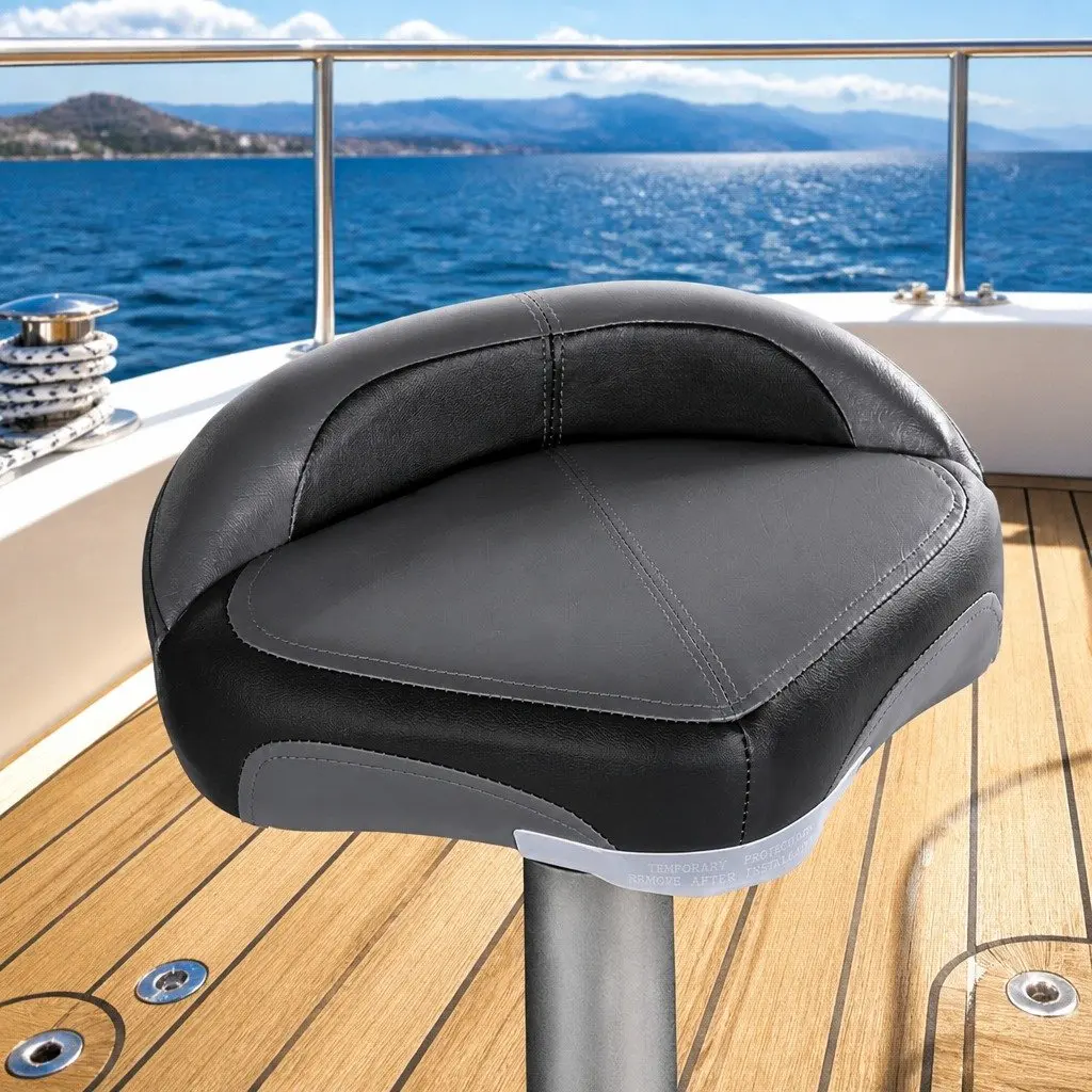 Boat Seat with Swivel Base and Padding