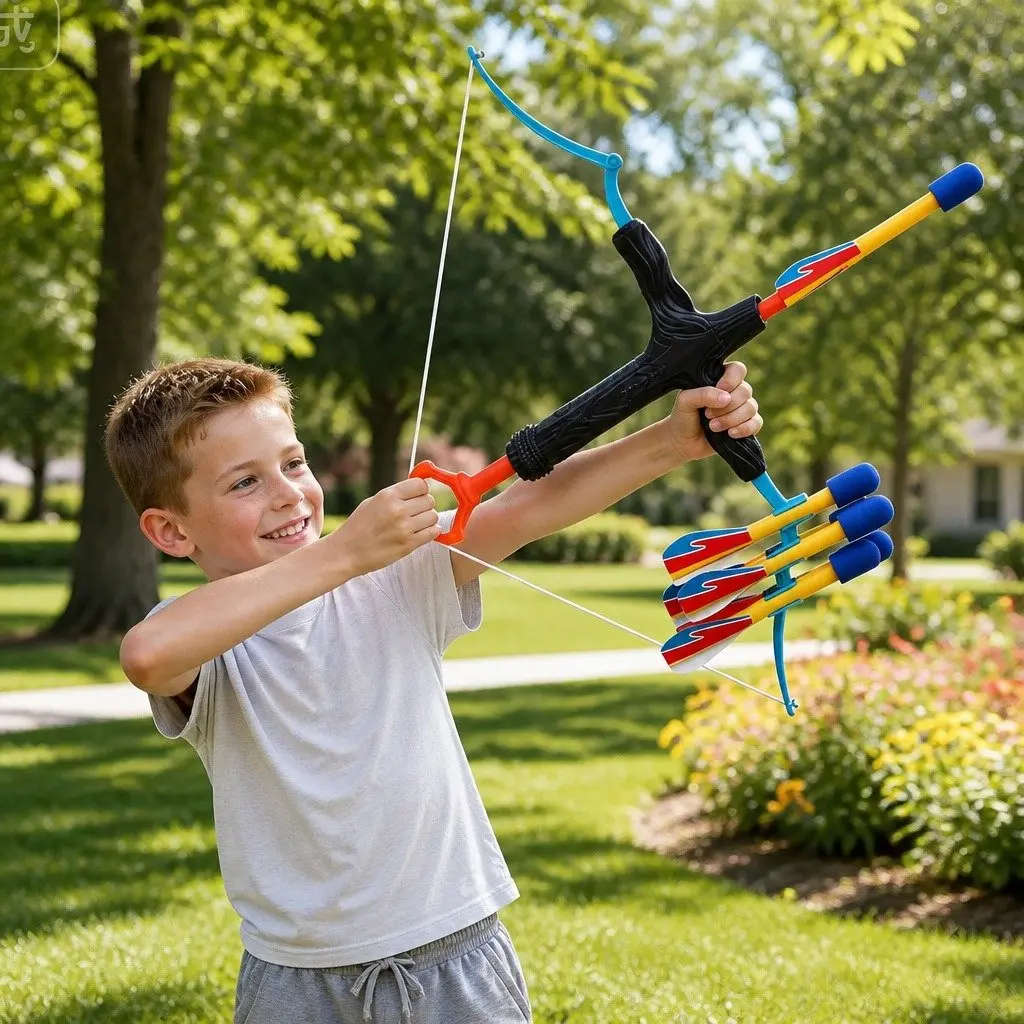 Bow and Arrow Set Plastic 81 cm Blue
