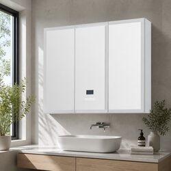 High-Quality Bathroom Mirror Cabinet with LED Lighting