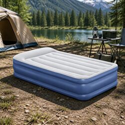 Durable Single Air Mattress for Camping and Home Use